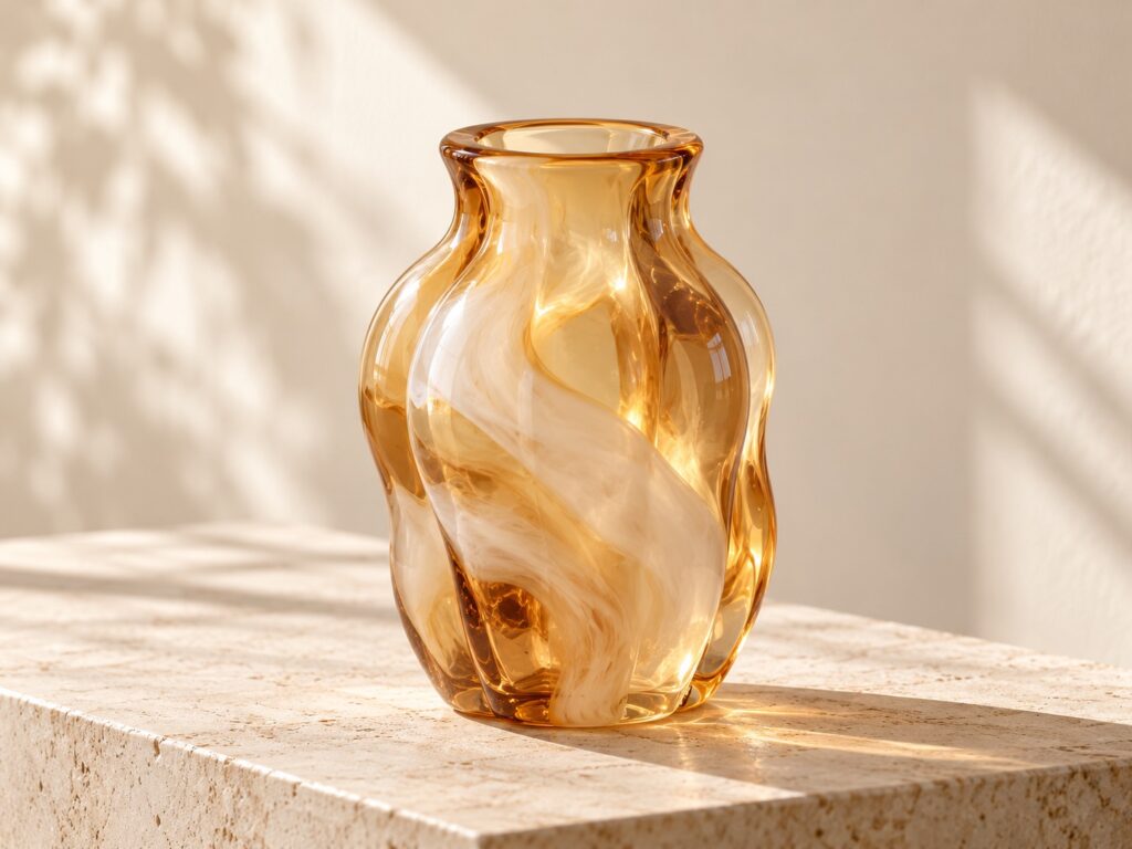 Veil Vase, AI-generated resin Demo concept